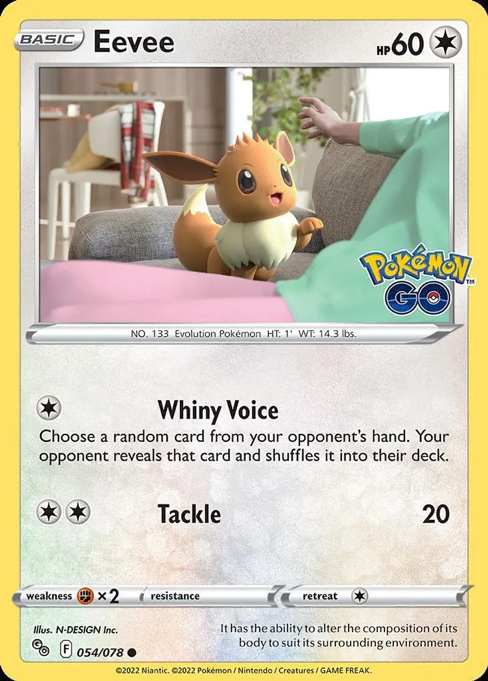 Pokemon Eevee (54/88) Pok�mon GO LP 1