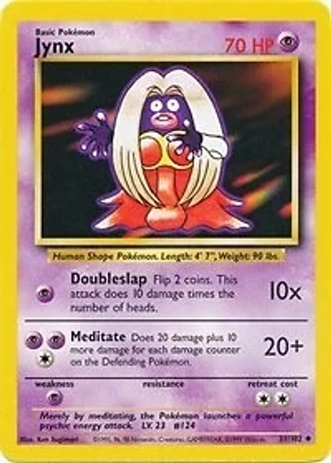 Pokemon Jynx (31/103) Base LP