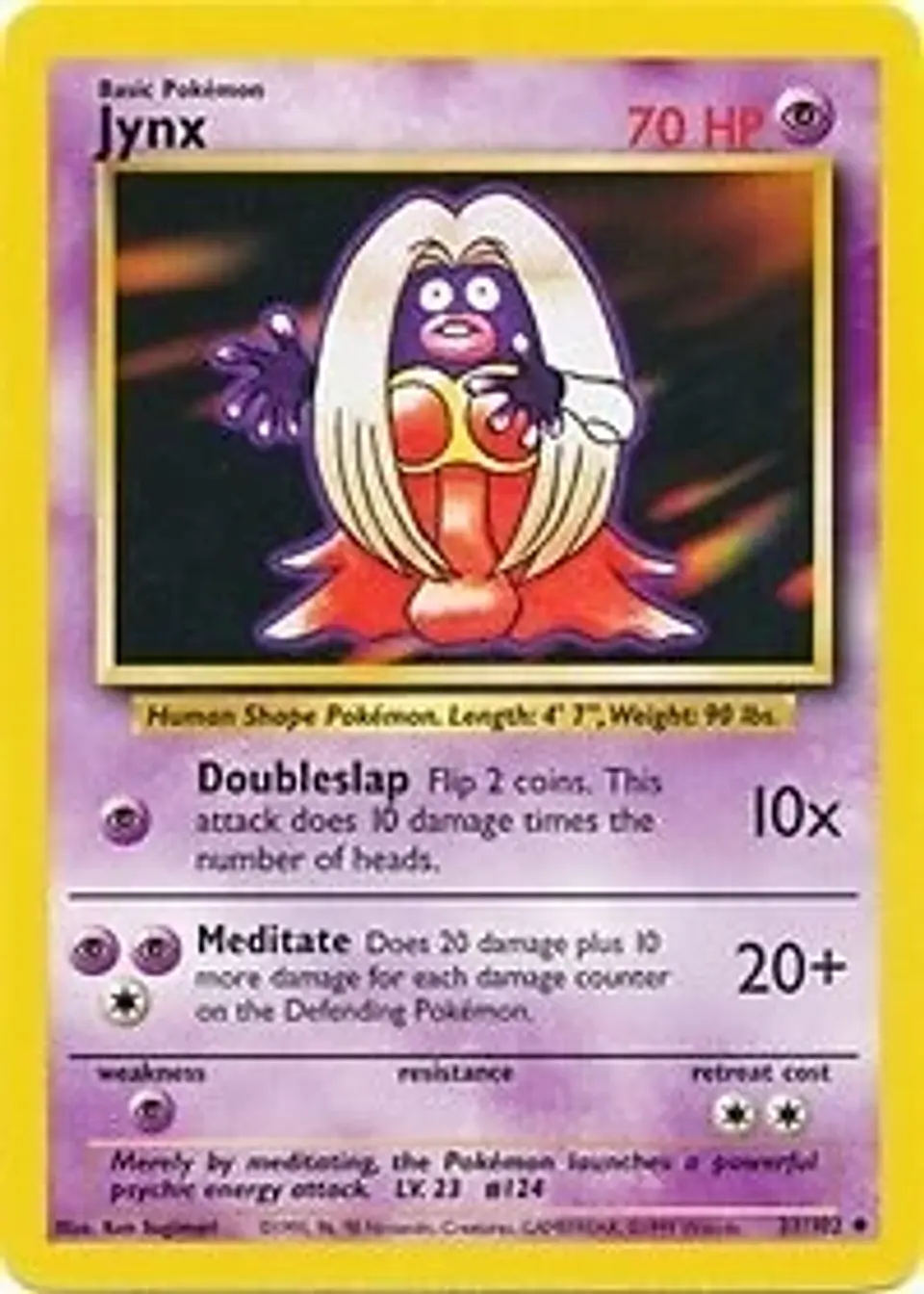 Pokemon Jynx (31/103) Base LP 1