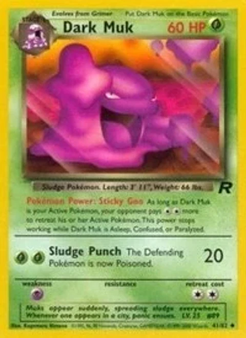 Pokemon Dark Muk (41/87) Team Rocket LP