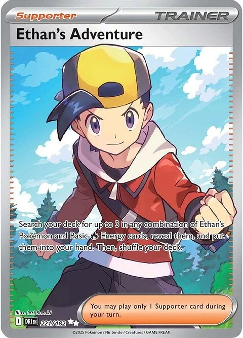 Pokemon Ethan's Adventure (221/273) Destined Rivals NM HOLO