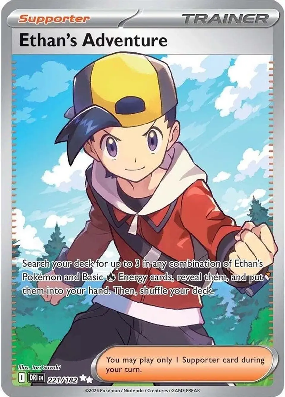 Pokemon Ethan's Adventure (221/273) Destined Rivals NM HOLO 1