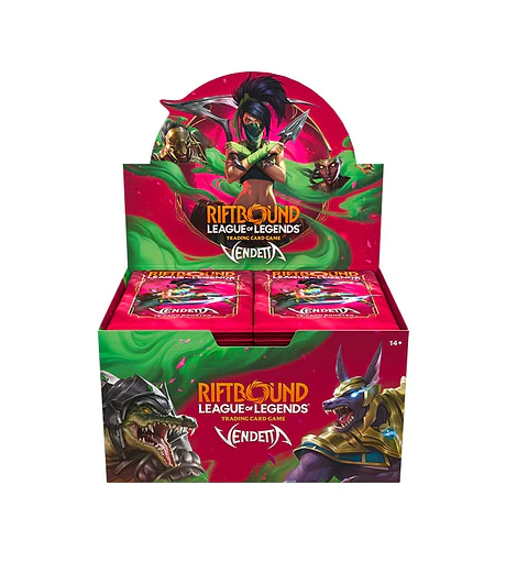 NT RB INGLÉS RIFTBOUND LEAGUE OF LEGENDS VENDETTA BOOSTER BOX x24