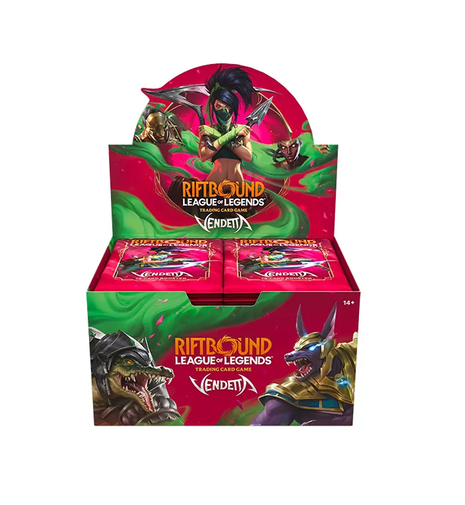 NT RB INGLÉS RIFTBOUND LEAGUE OF LEGENDS VENDETTA BOOSTER BOX x24 1