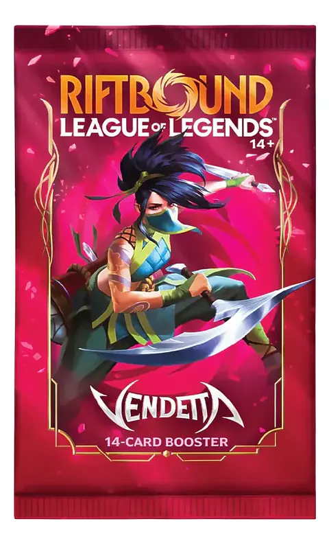 NT RB INGLÉS RIFTBOUND LEAGUE OF LEGENDS VENDETTA BOOSTER