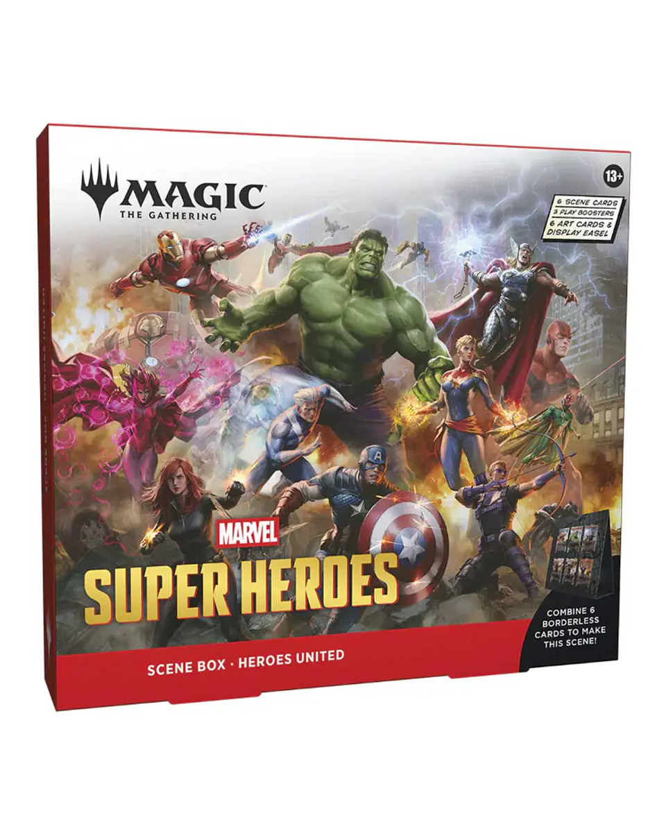 NT MTG INGLÉS Marvel Super Heroes SCENE BOX HEROES UNITED 1