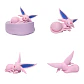 NT ACC POSTURAS PARA DORMIR DE ESPEON EVOLUCIONES HOLLY BOX x1 - Miniatura 2