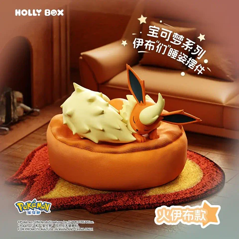 NT ACC POSTURAS PARA DORMIR DE FLAREON EVOLUCIONES HOLLY BOX x1