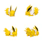 NT ACC POSTURAS PARA DORMIR DE JOLTEON EVOLUCIONES HOLLY BOX x1 - Miniatura 2