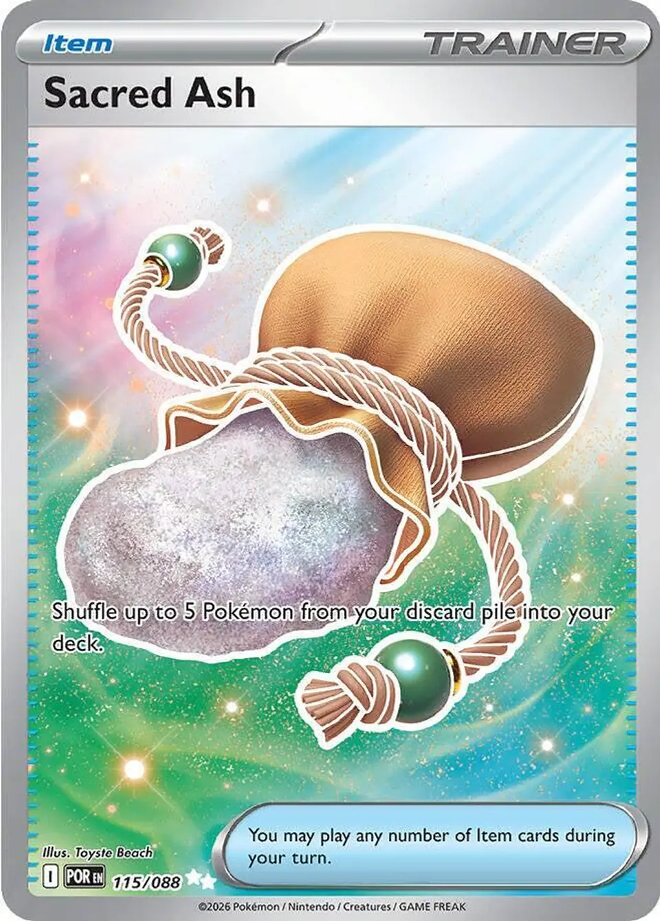POKEMON Sacred Ash 115/088 Ingles 1