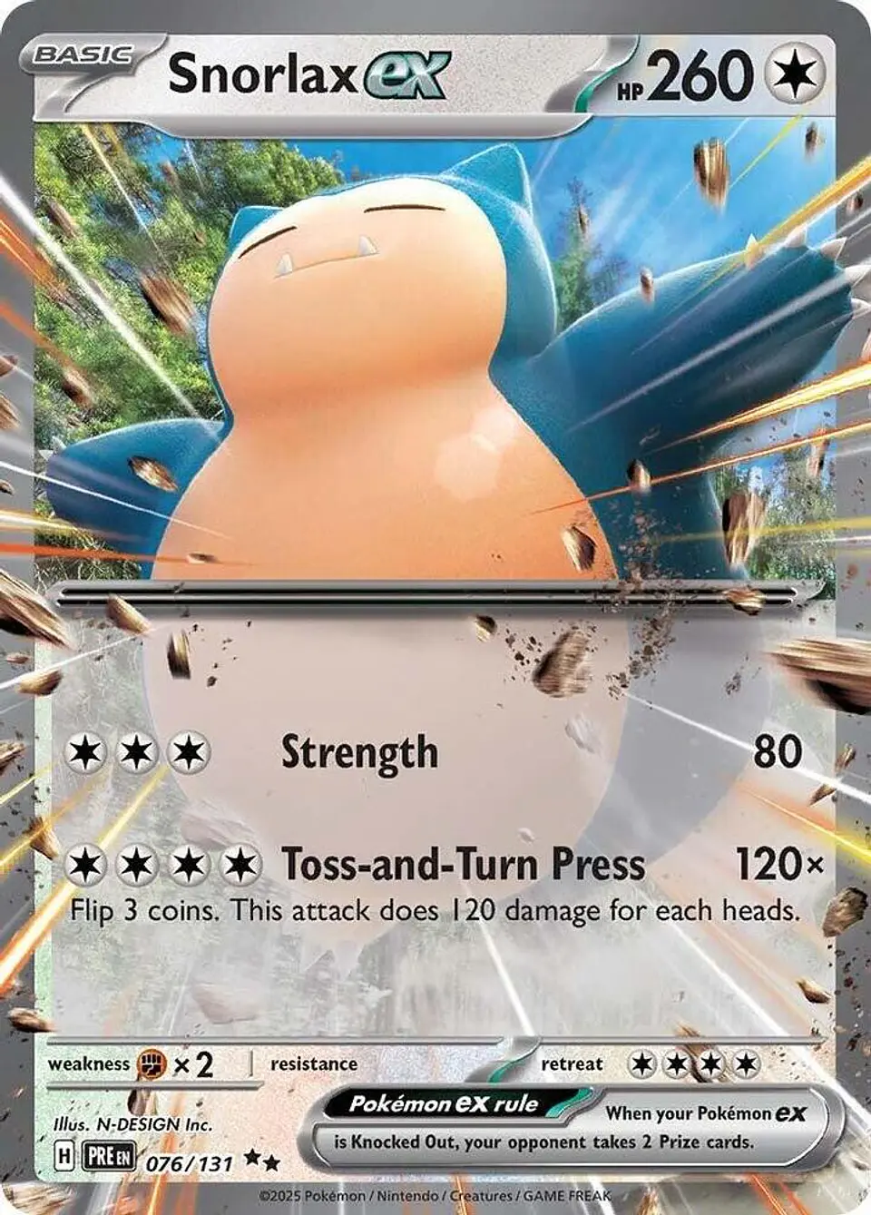 POKEMON Snorlax ex Ingles 1