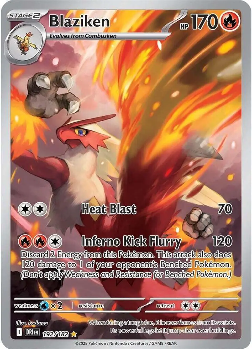 Pokemon TCG Blaziken - 192/182 Ingles 1