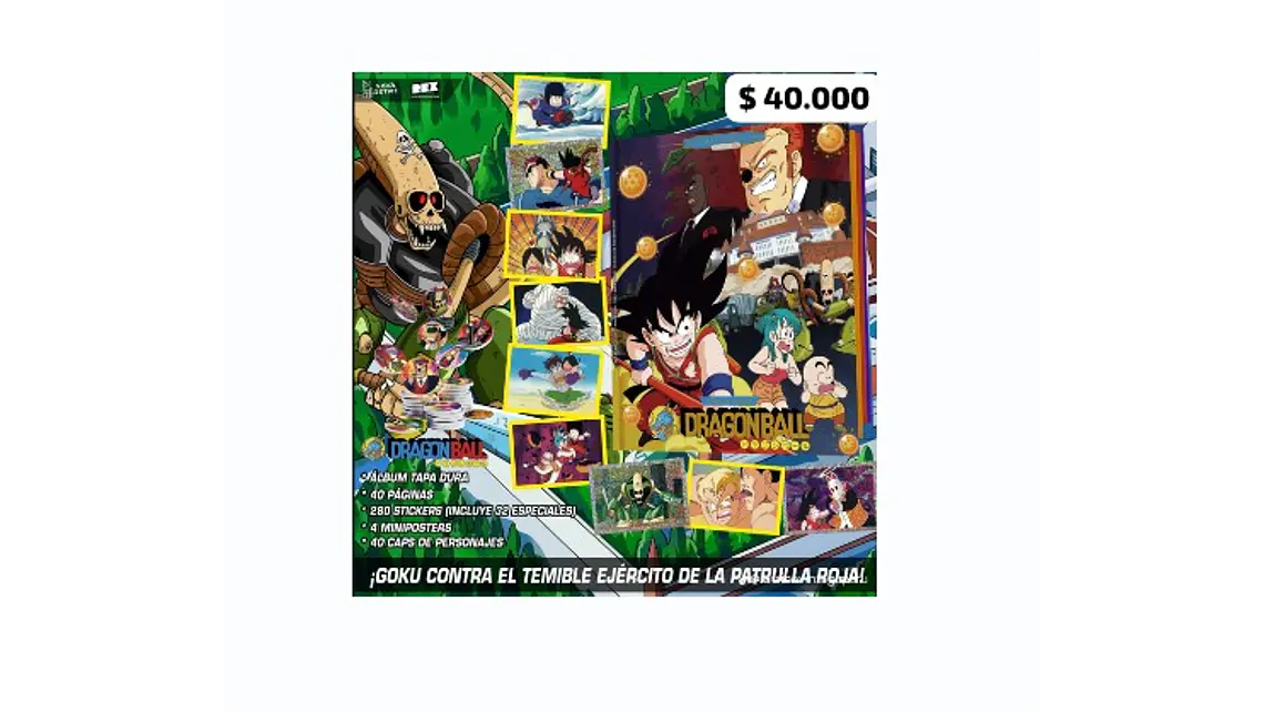 PREVENTA Álbum Dragon Ball 2: Patrulla Roja Tapa Dura 1