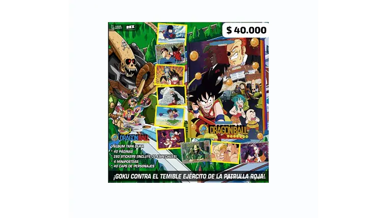 PREVENTA Álbum Dragon Ball 2: Patrulla Roja Tapa Dura 1