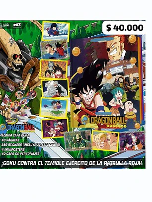 PREVENTA Álbum Dragon Ball 2: Patrulla Roja Tapa Dura
