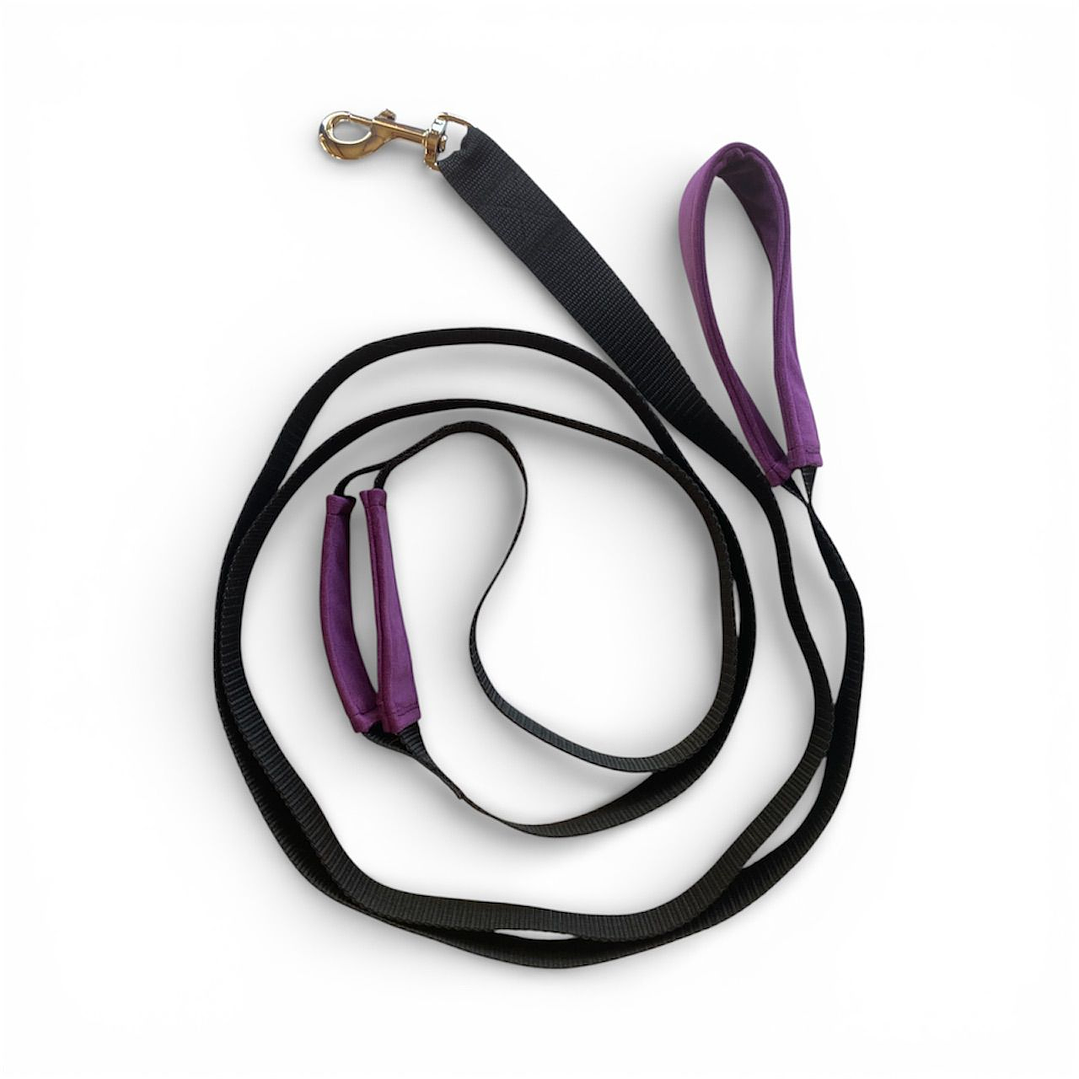 Correa Larga Doble Agarre - 3 metros - Color Morado  3