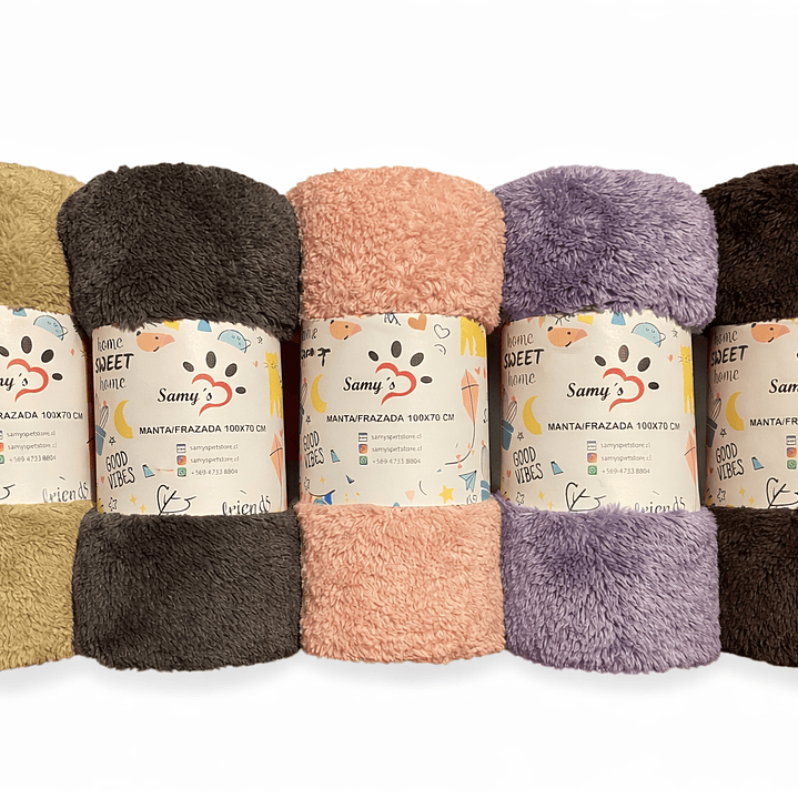 Manta/Frazada Corderito - Set 3 unidades 1