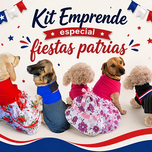 Kit Emprende - Fiestas Patrias - Mas Vendidos (Tallas 3 a 6)