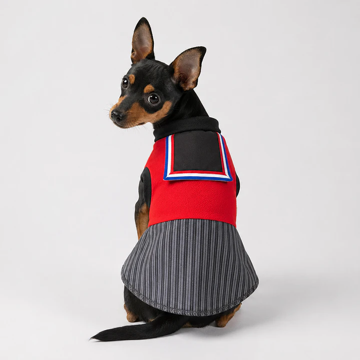 Traje Huaso Rojo - Talla 0 1