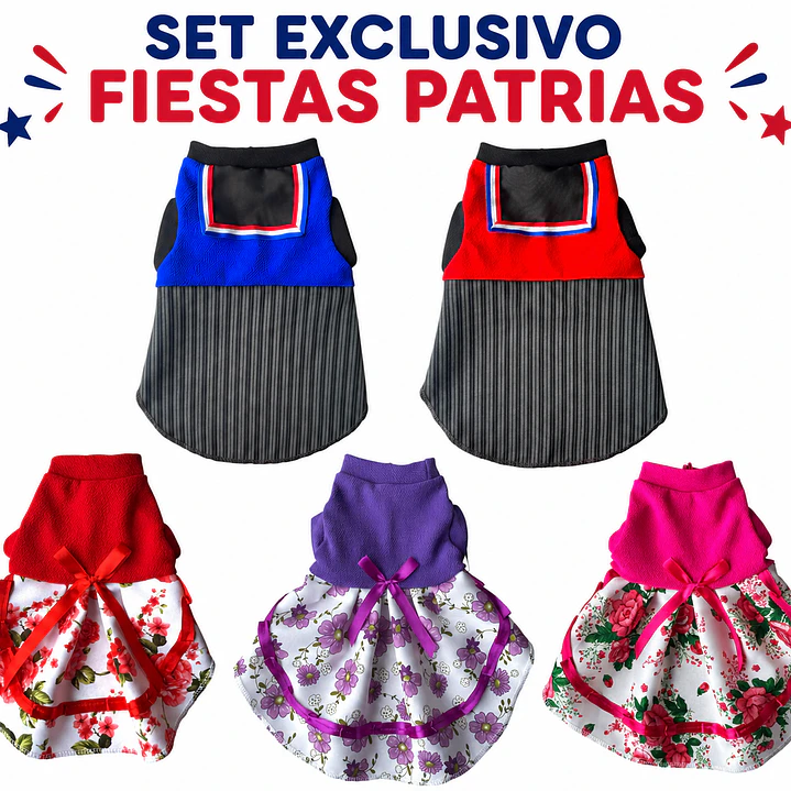 Set Fiestas Patrias - Talla 6 - 3 Prendas a Elección  1