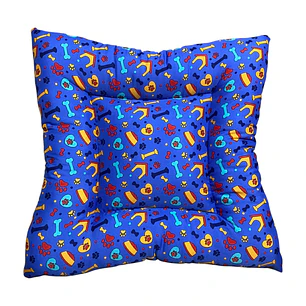 Cama Clásica Cuadrada 60cm Color Azul