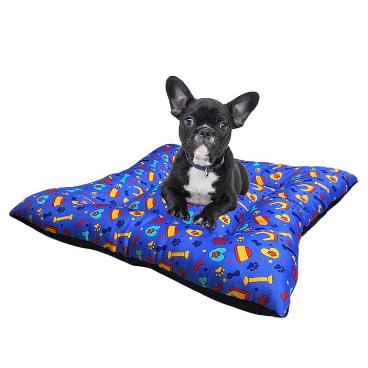 Cama Clásica Cuadrada 60cm Color Azul 1