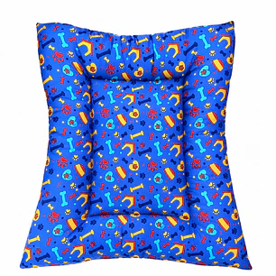 Cama Clásica Super Acolchada XL 120x100 cm Color Azul