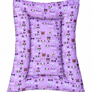 Cama Clásica Super Acolchada XL 120x100 cm Color Rosado
