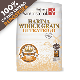 HARINA WHOLE GRAIN PASTELERA 25 KG