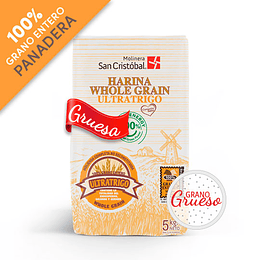 HARINA WHOLE GRAIN PANADERA GRUESA 5 KG