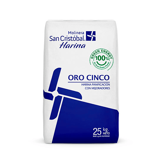 HARINA ORO CINCO POLI 25 KG