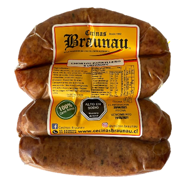 CHORIZO PARRILLERO BRAUNAU 04 UNIDADES 1