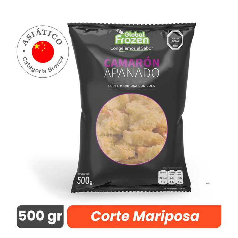 CAMARON APANADO 500 grs 1