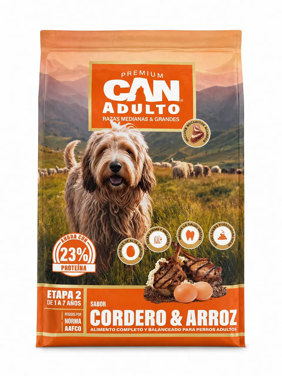 Can Adulto 18Kg Cordero y Arroz 1