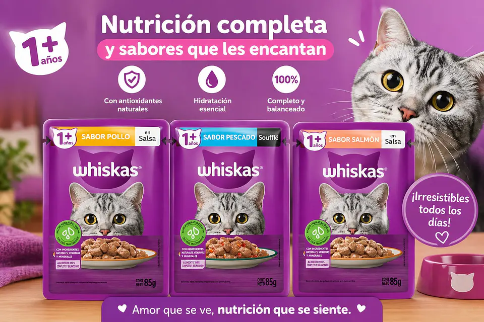 Whiskas Alimentos Humedos 1