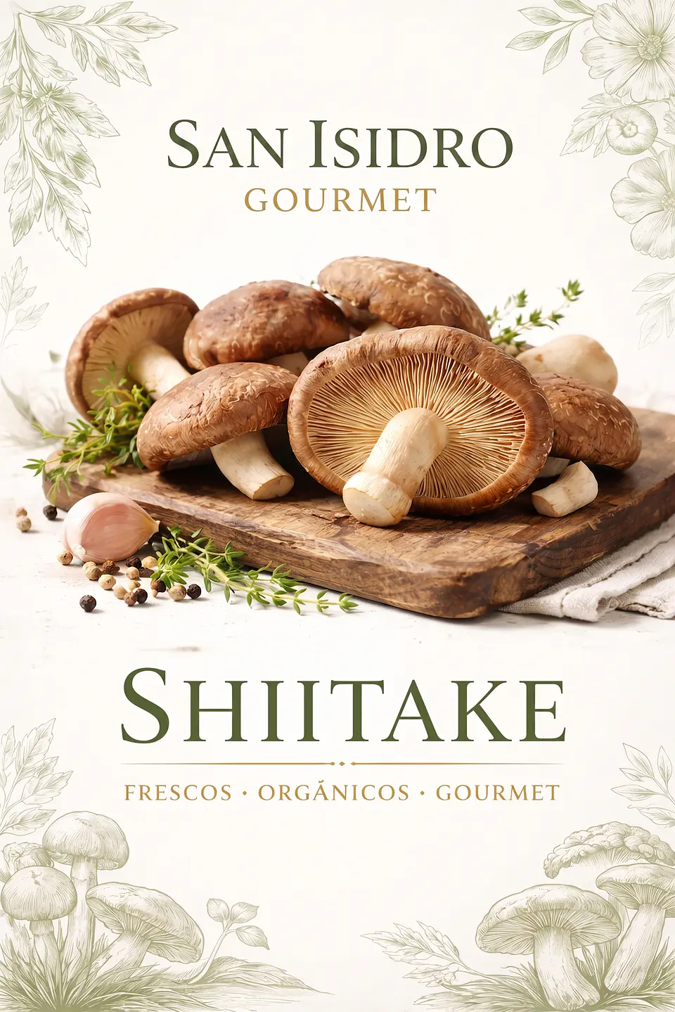 Hongo Shiitake Fresco 1