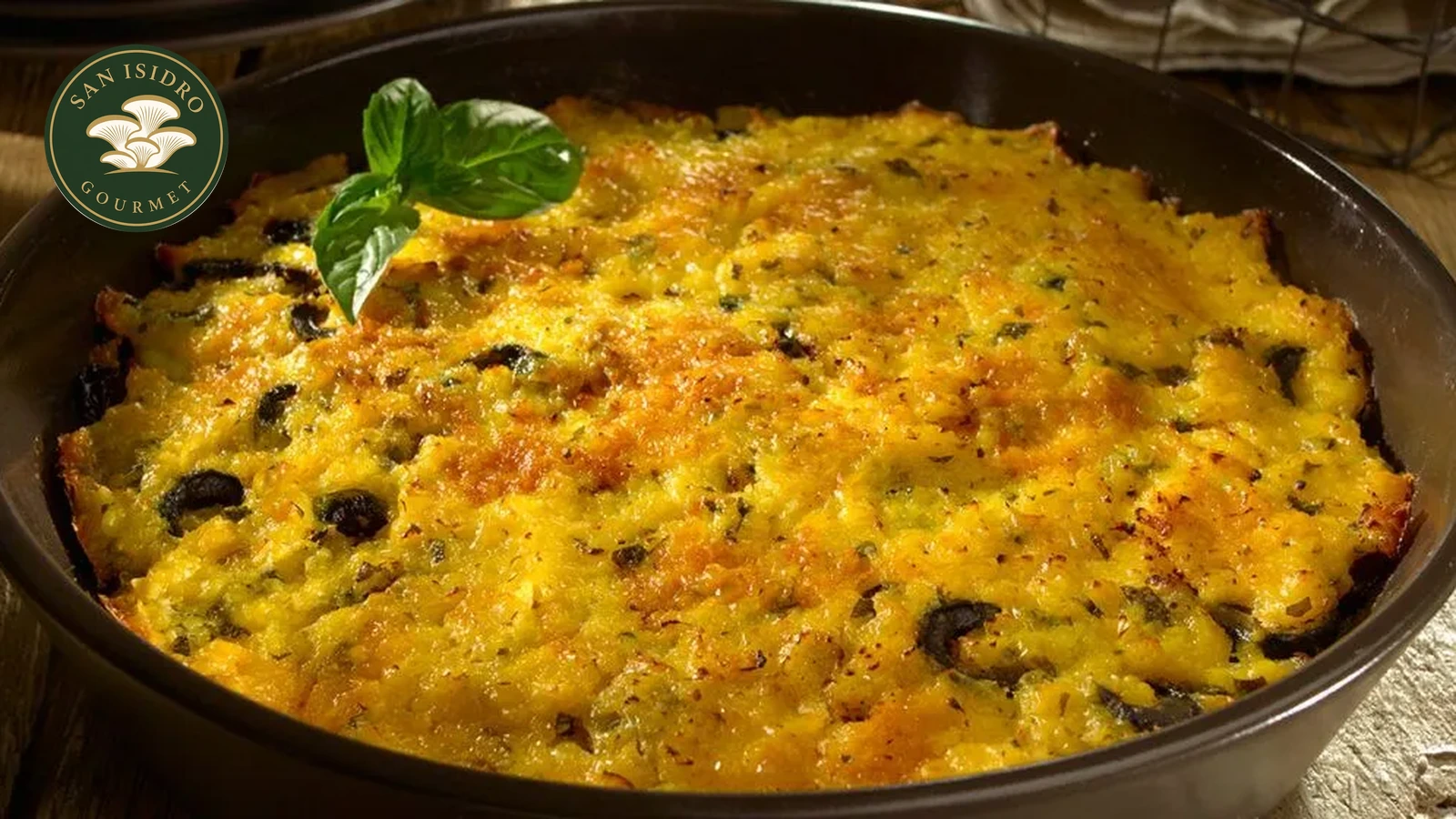 Pastel de Choclo con Hongo Ostra San Isidro Gourmet