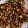 Hongo Ostra a la parrilla con chimichurri