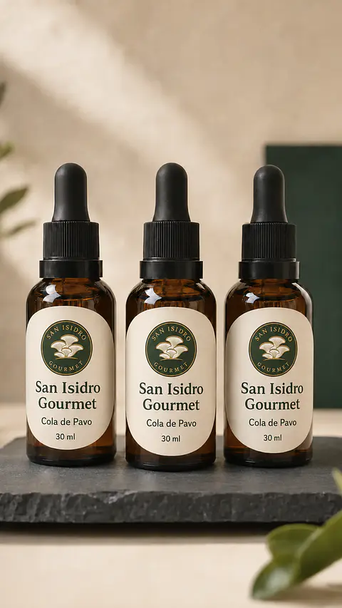 Gotario de Cola de Pavo 30 ml | Extracto líquido San Isidro