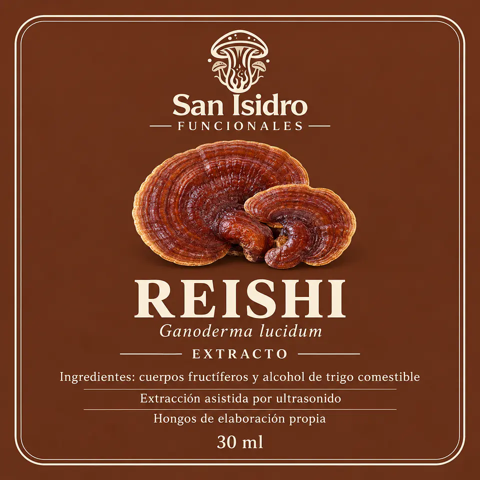 Gotario de Reishi 30 ml | Extracto líquido San Isidro Funcionales  2