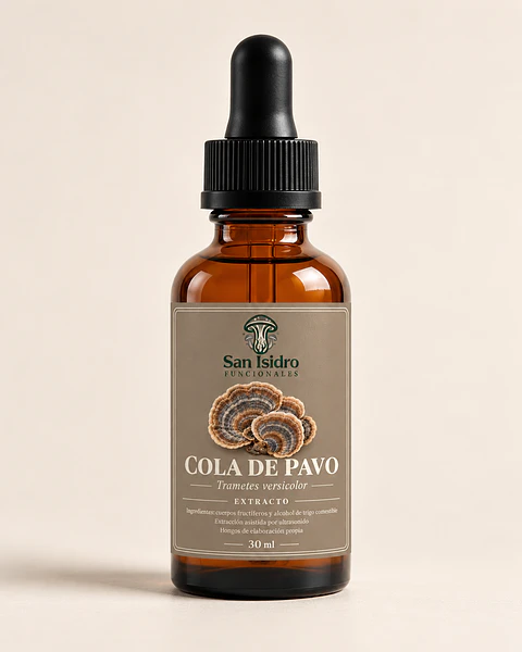 Gotario de Cola de Pavo 30 ml | Extracto líquido San Isidro Funcionales