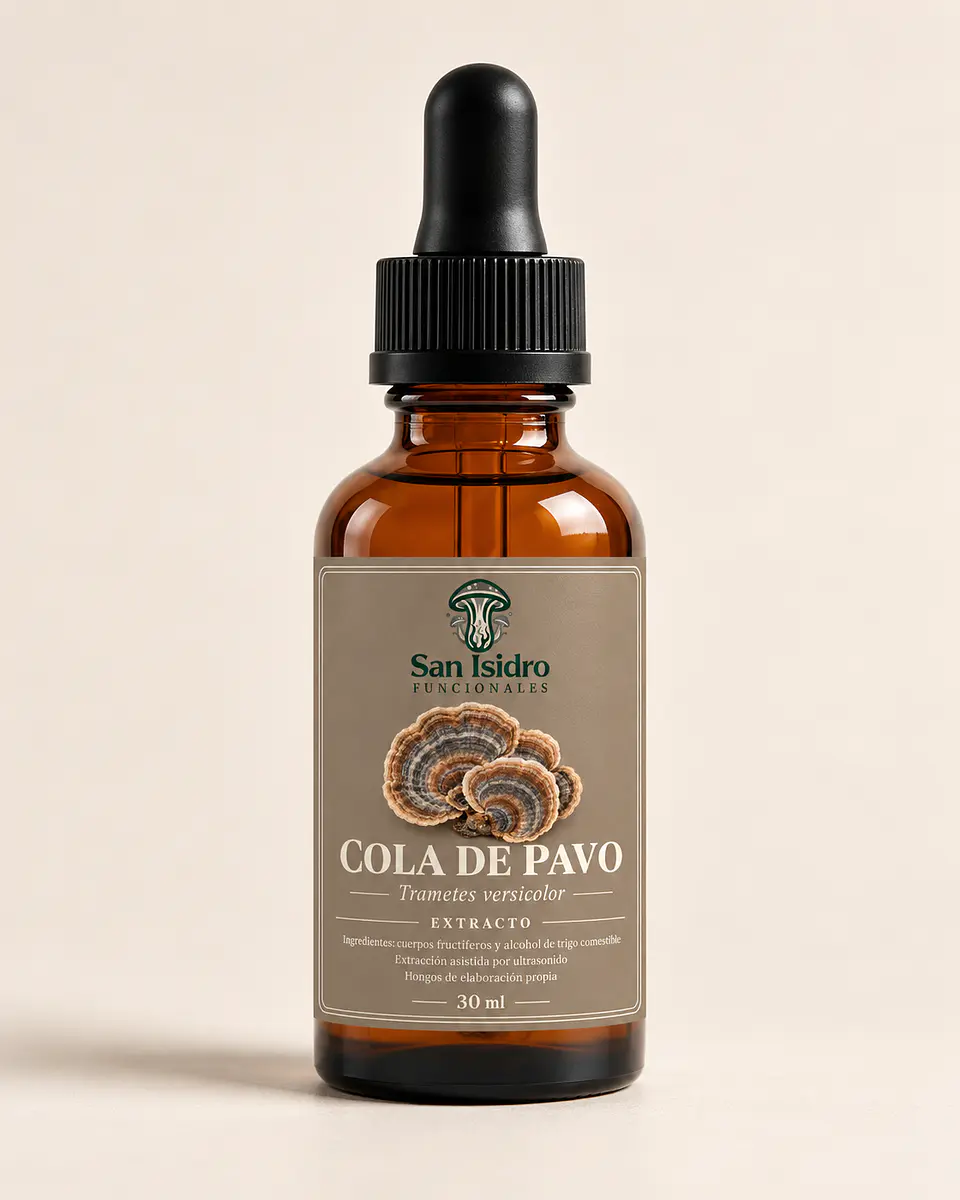 Gotario de Cola de Pavo 30 ml | Extracto líquido San Isidro Funcionales 1