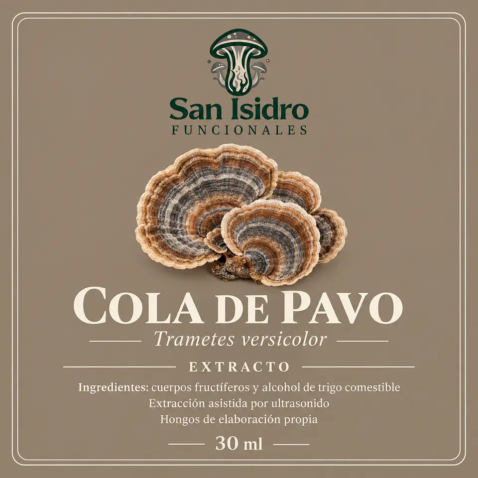 Gotario de Cola de Pavo 30 ml | Extracto líquido San Isidro Funcionales 2