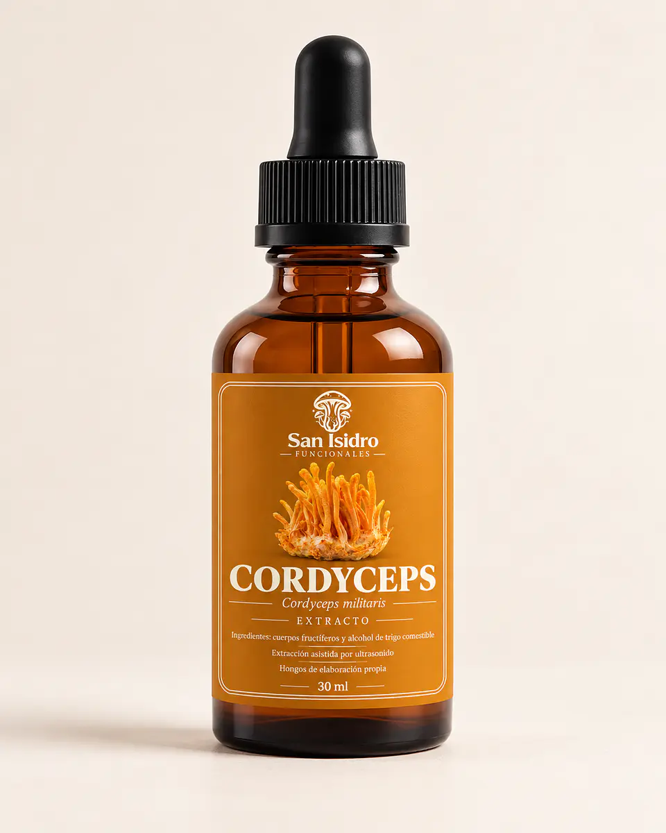 Gotario de Cordyceps 30 ml | Extracto líquido San Isidro Funcionales  1