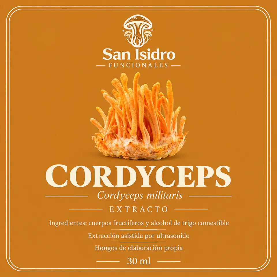 Gotario de Cordyceps 30 ml | Extracto líquido San Isidro Funcionales  2