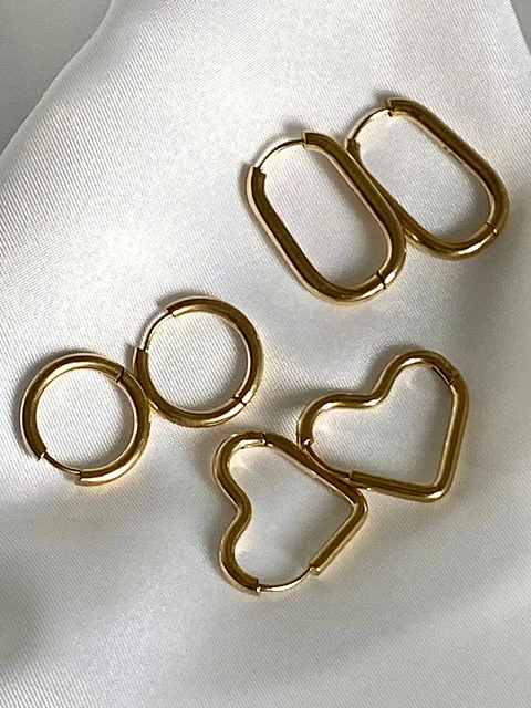 Brincos Emma - Pack três pares