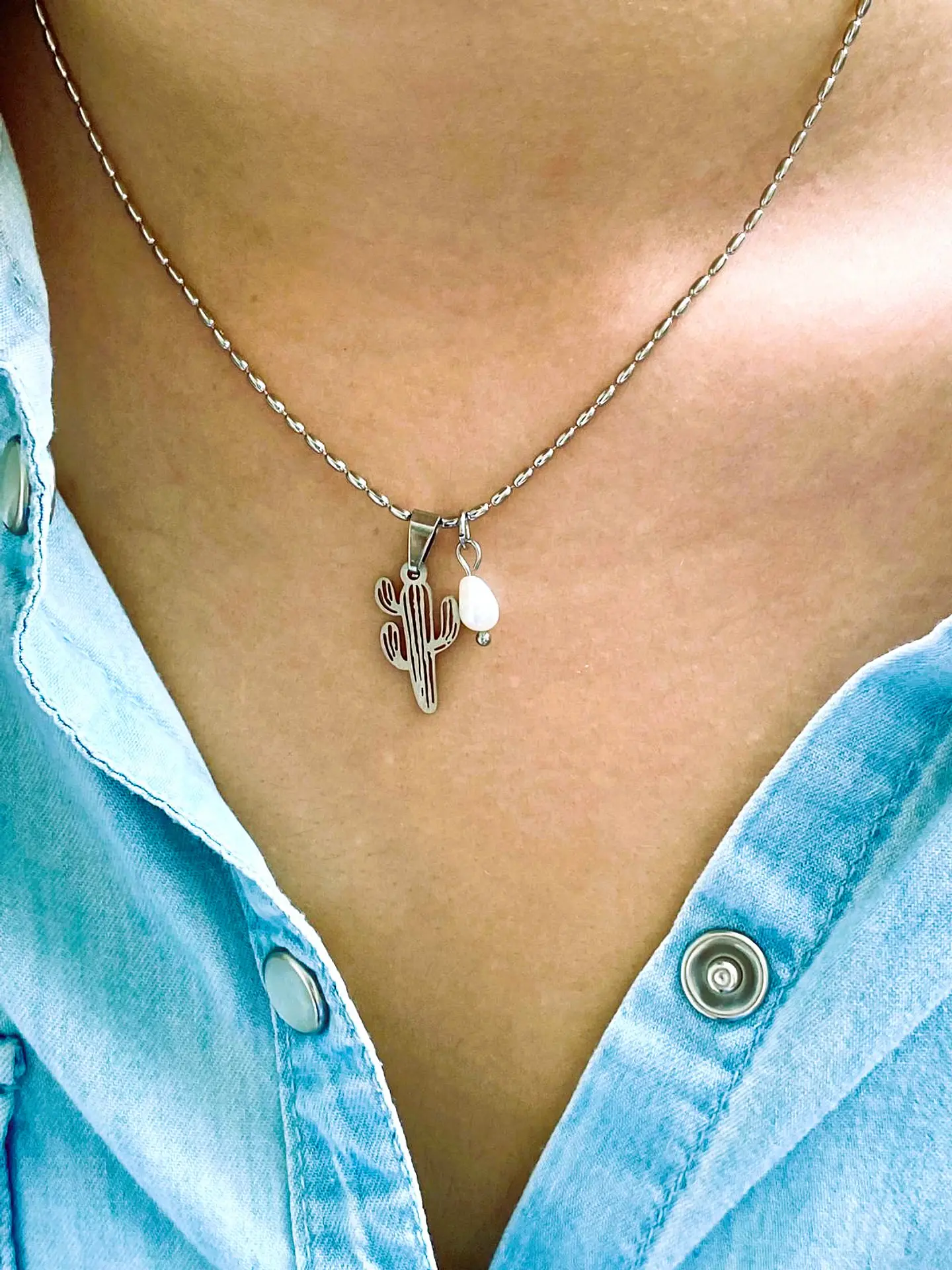 Summer Spirit Necklace - Cactus 1
