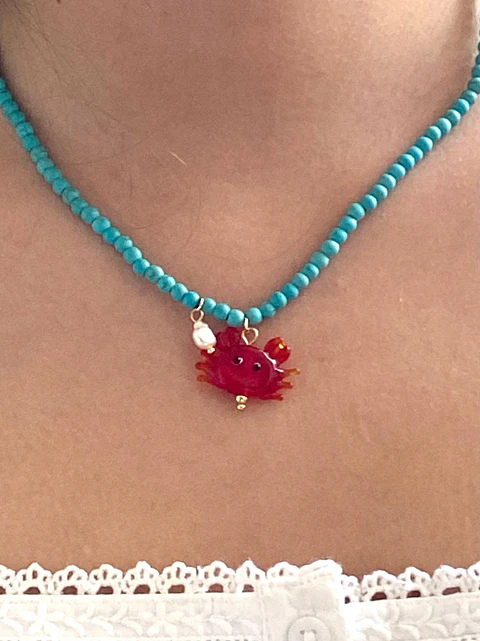 Crab necklace