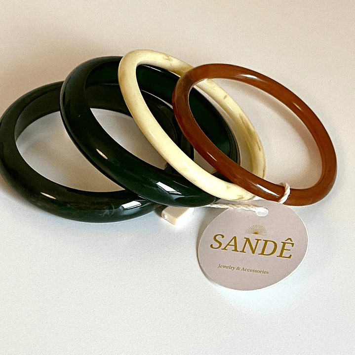 Braceletes Clarisse - conjunto de 4  1