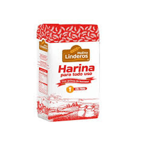 HARINA CON POLVOS 1KG LINDEROS